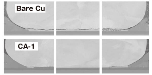 Bonding Cross Section at 1300 hrs