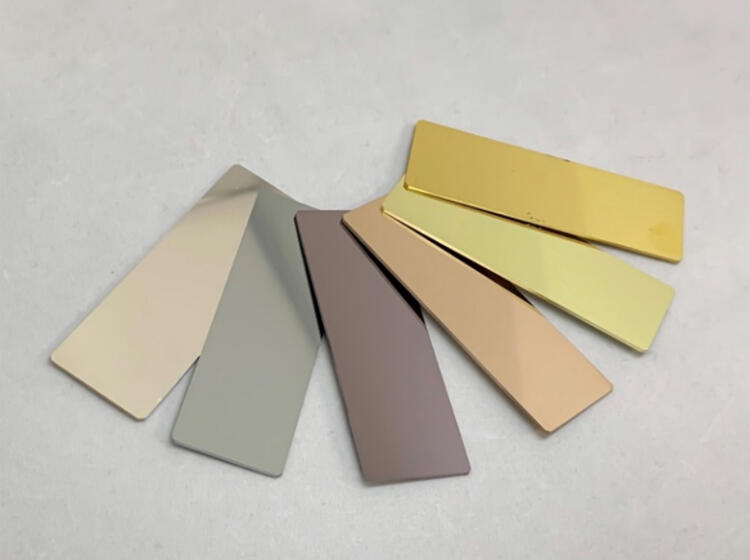 Au-based target film deposition sample