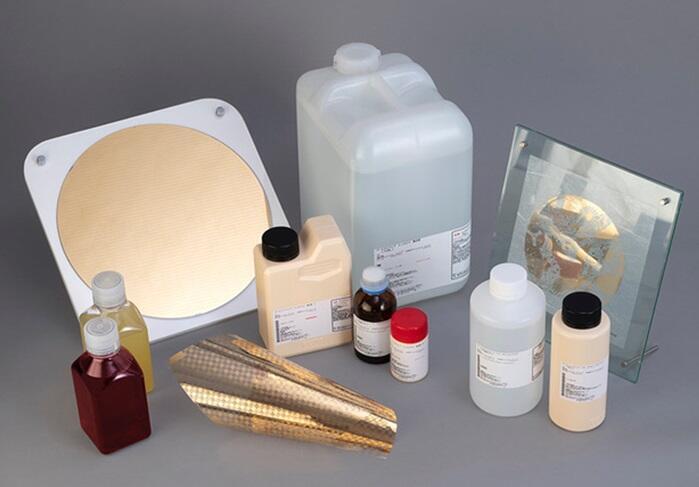 Product images of various plating processes